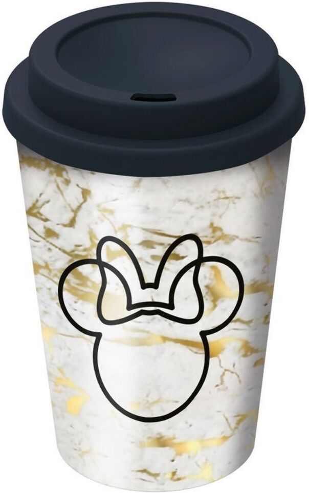Stor: Disney: Minnie Mouse Small Plastic Double-Walled Coffee Tumbler (390ml)