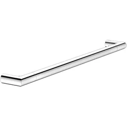 KEUCO REVA Badetuchhalter, Tiefe 600mm, integrierte Haken, 12801010600, Farbe: Verchromt