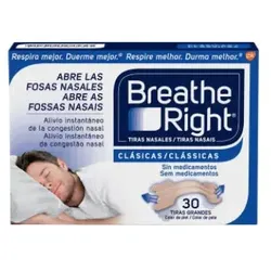 Breathe Right Nasal Strips Large Size 30 Units