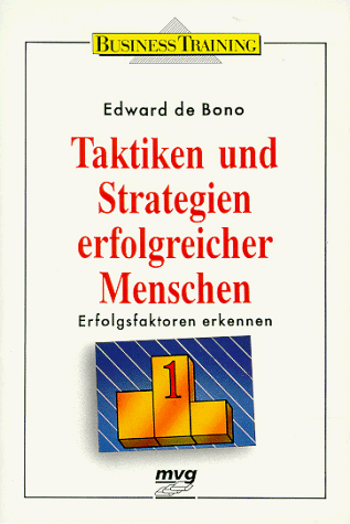 Edward de Bono - Taktiken und Strategien erfolgreicher Menschen - Preis vom 09.10.2026 07:28:09 h