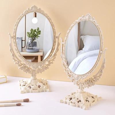 Uplift Picks Vintage Vanity Mirror 360 Degree Rotating European Desktop Makeup Mirror Vintage Vanity Mirror 360 Degree Rotating European Desktop Makeup Mirror