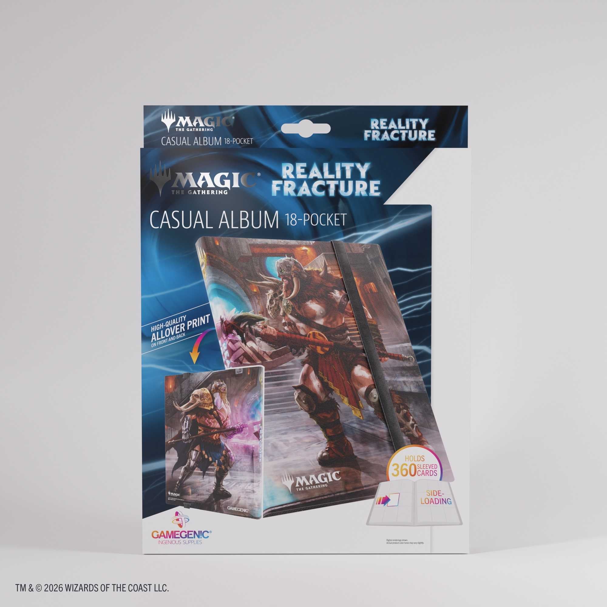 Gamegenic Magic: The Gathering Reality Fracture Casual Album 18-Pocket, Holds 18 Cards, 25.0 cm x 34.2 cm, Magic: The Gathering Trading Card Album