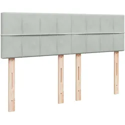 vidaXL, Boxspringbett, Cahonina (Block mit Quadraten) (160 x 200 cm)