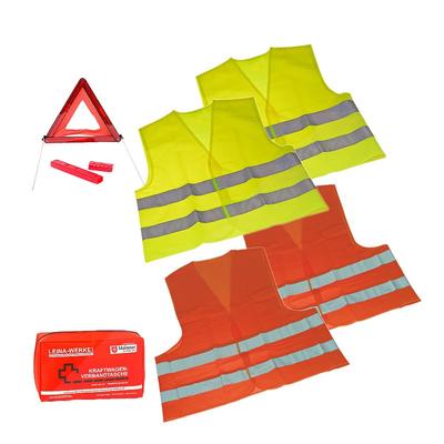 Proplus Warndreieck + Verbandtasche + 2x Warnweste EW + 2x Warnweste KI [Hersteller-Nr. 10840072]