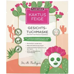 PLANTANA Kaktusfeige Gesichtstuchmaske m.Aloe Vera 1 St