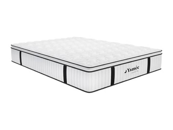 Vente-unique - DREAMEA Hotel - 180 x 200 cm - Firewall - Matratze mit Taschenfederkern und integrierter Matratzenauflage