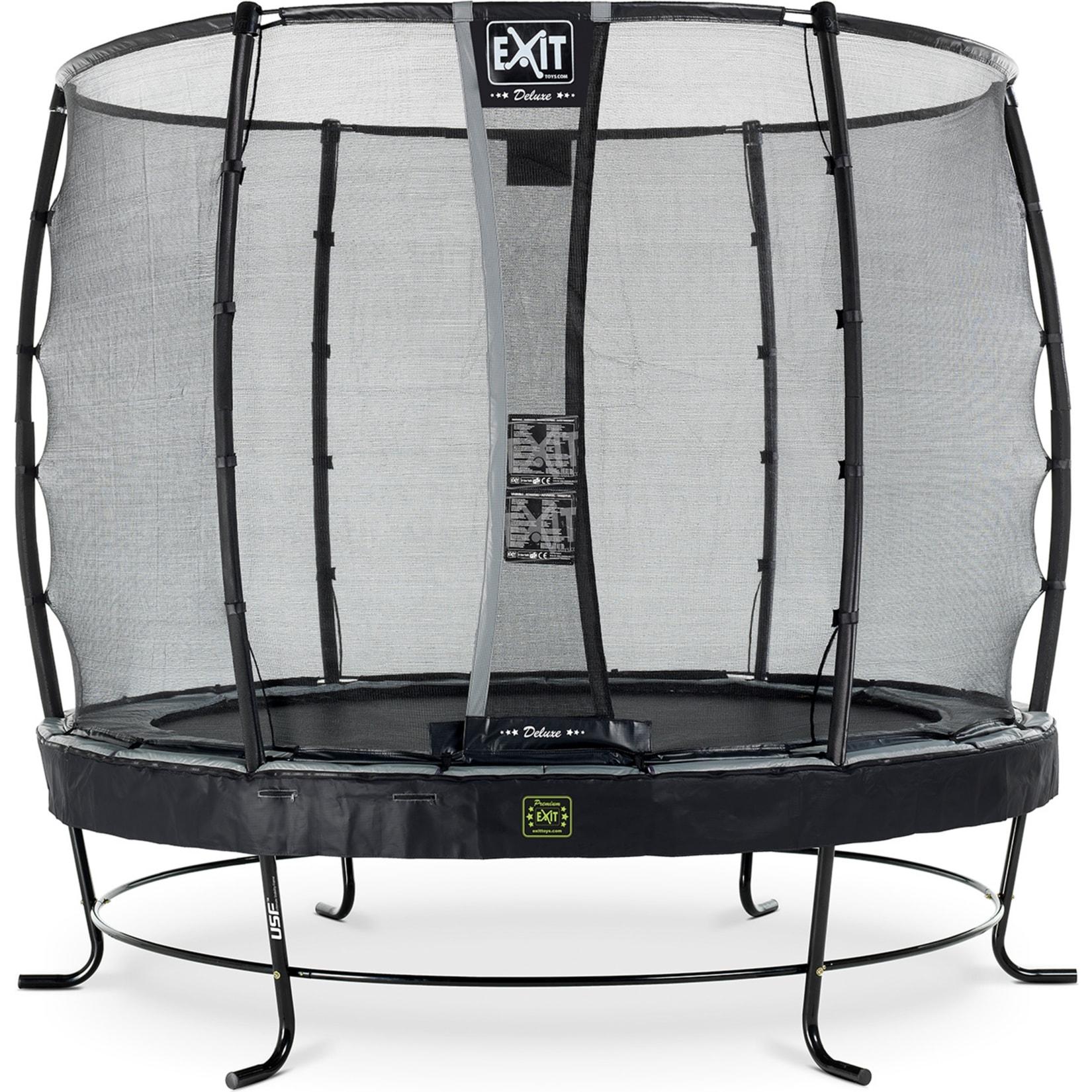 EXIT Elegant Premium 251 (8,3ft) + Sicherheitsnetz Deluxe RUND schwarz