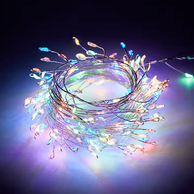 Inspire Curations 3M 6M 9M USB LED Firecracker Fairy String Lights With Remote colored Light 6m200leds
