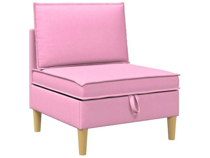 KUTYWEXFM Sitzhocker mit Stauraum Polsterhocker Quadratisch Stoff Praktischer Hocker mit Klappdeckel fürs Wohnzimmer, Polstersitz aus Stoff und braune Beine für müheloses Ordnung halten.