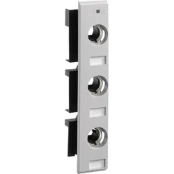 Hager L063L1 Reitersicherungsunterteil D02 E18 63A 3polig 60mm Sammelschiene Anschlussklemme