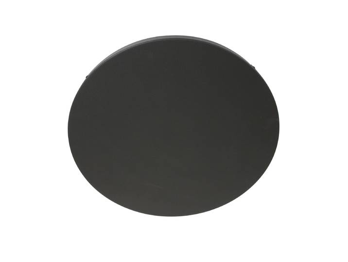Ylumen Plafondplaat Ø 50 cm - zonder gaten - zwart