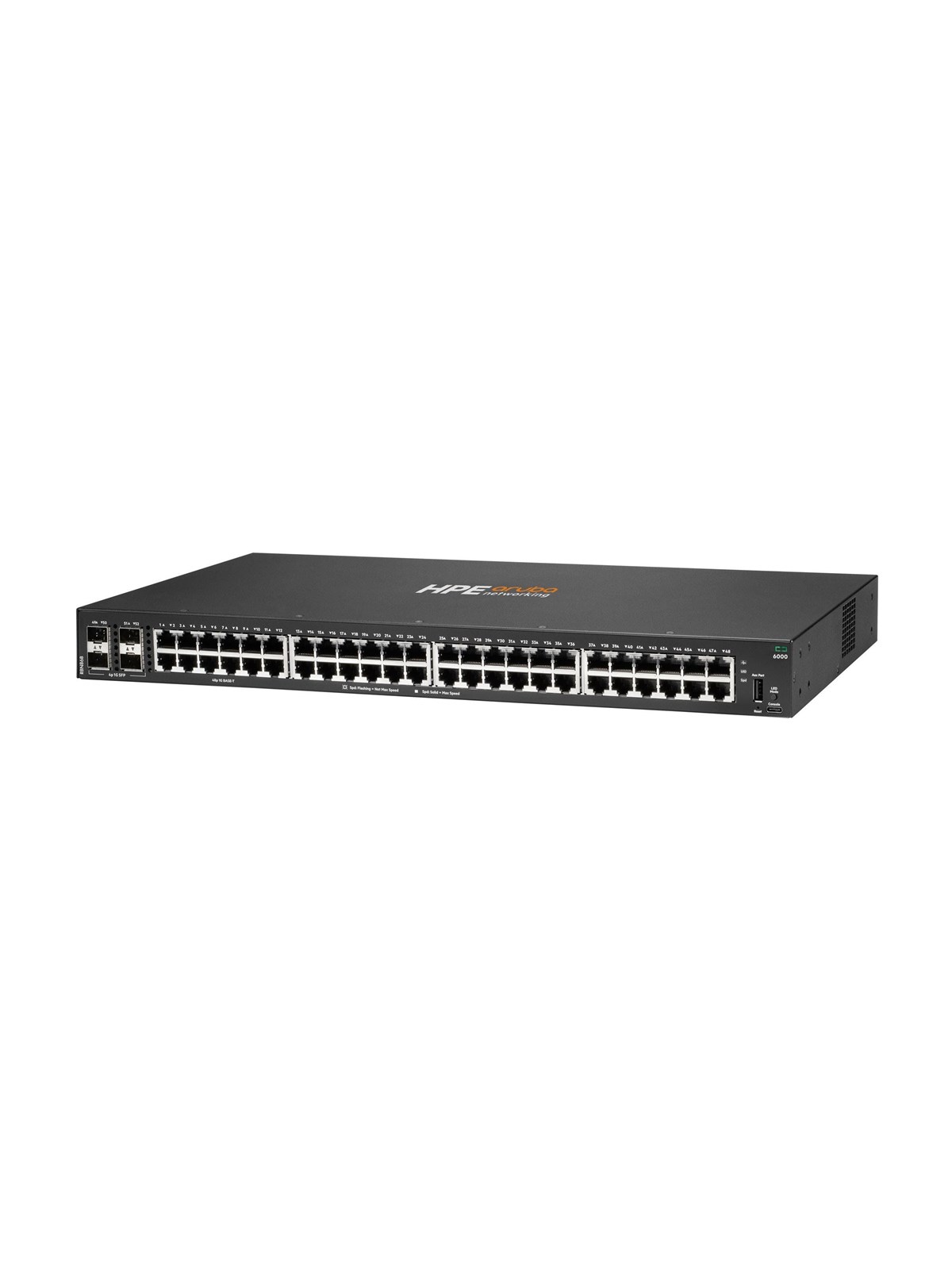 Hewlett Packard Enterprise HPE Aruba Networking CX 6000 48p 10M/100M/1G 4p SFP 1G Switch