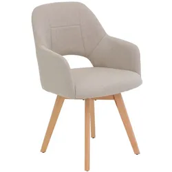 2er-Set Hela Stuhl Stade Stoff Beige
