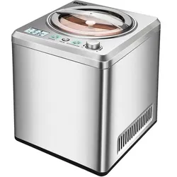 Unold 48872 Eismaschine Exklusiv für ca. 2 Liter Eiscreme Vollautomatischer, selbstkühlender Kompressor