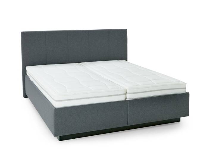 Beldomo Sleep Polsterbett MELINA, grau, Stoff