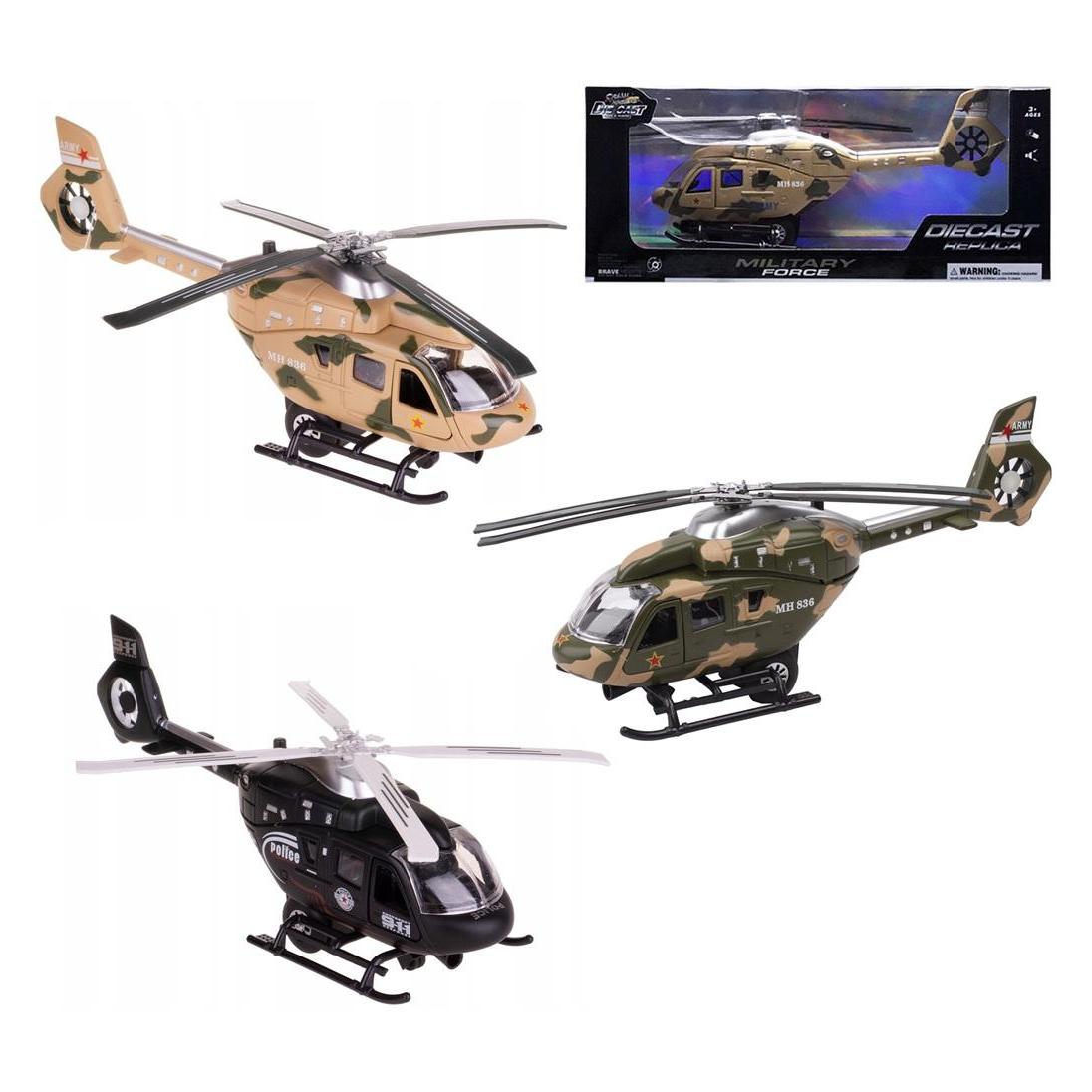 Trifox Rückzugshubschrauber aus Metall mit Licht und Sound (54610715)