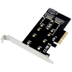 Conceptronic EMRICK 2-in-1-M.2-SSD-PCIe-Adapter SATA AHCI NVMe PCI-Express Karte M.2 PCIe EMRICK04B