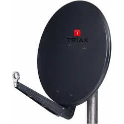 Triax FESAT 85 HQ (Parabolantenne, 38.10 dB, DVB-S / -S2), SAT Spiegel + SAT Antennen, Schwarz