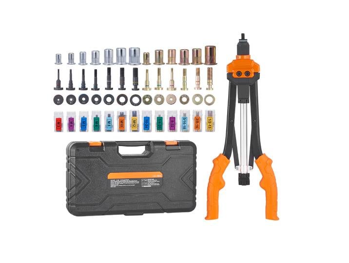 SucceBuy – outil d'écrou à rivets, Kit d'outils à rivets, mandrins métriques et SAE, 70 pièces/186 pièces, écrous à rivets avec étui de transport robuste