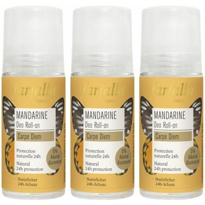 Farfalla Zitrus Deo Roll-on Mandarine 50 ml x3 3x50 Roller