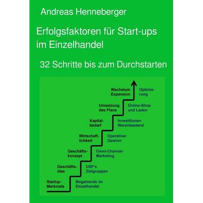 Erfolgsfaktoren für Start-ups im Einzelhandel, Taschenbuch von Andreas Henneberger, Epubli, 978-3-565-02470-4