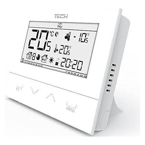 Tech Air Raumfunk-Zweipunktregler ST-292V2 (3 mm Glas) weiss (ST292V2WH)