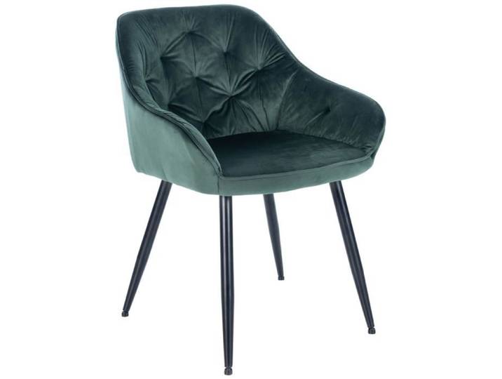 -CLP-Chaise de salle à manger Cassis revêtement en velours-Array