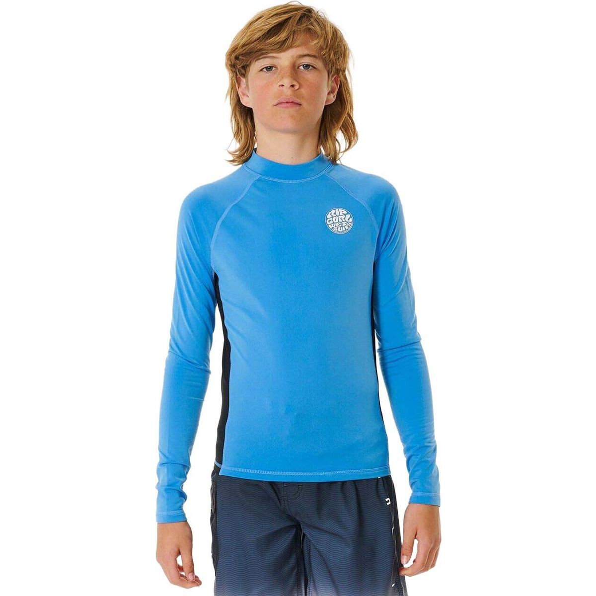 RipCurl Icons UV Brushed Long Sleeve-boy blue gum (8006) 10 11YBRV-8006-10