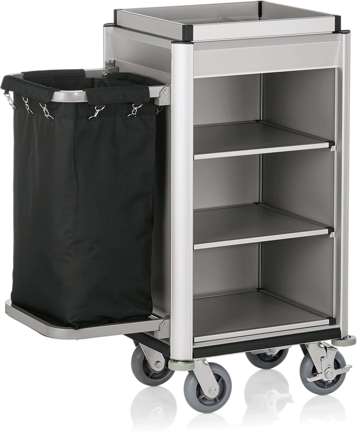 Tirolix Carrello da Servizio 95 x 55 x 34 cm Grigio Isabella
