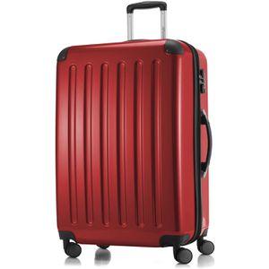 Hauptstadtkoffer Koffer Alex, erweiterbar, rot, Hartschale, 4 Rollen, 101 Liter, 50 x 75 x 30cm