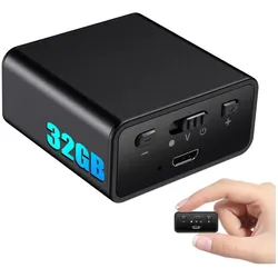 Dyktafon Dyktafon szpiegowski z detekcją dźwięku Q65 - podsłuch z magnesem i pamięcią 32GB (32 GB), Diktiergerät