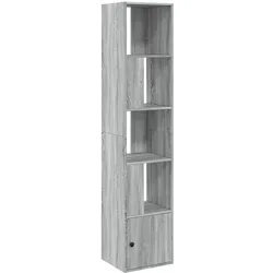 vidaXL Bücherregal Grau Sonoma 40x36x189 cm Holzwerkstoff