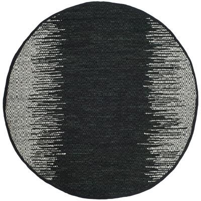 SAFAVIEH Handmade Vintage Boho Leather Alessia Modern Stripe Leather Rug