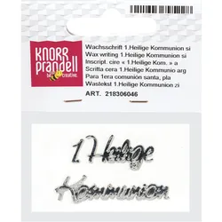 Baier & Schneider, Modelliermasse, Wachsschrift