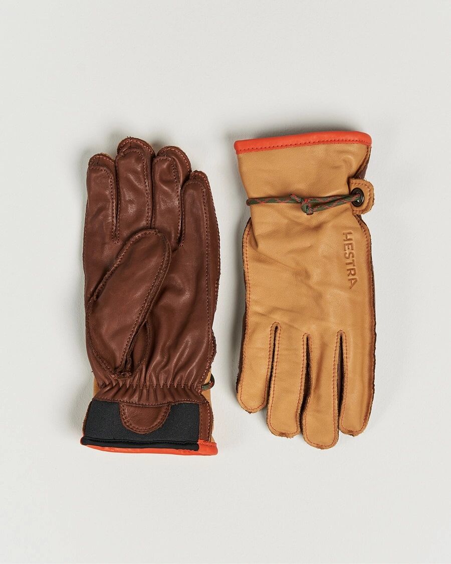 Hestra Wakayama Leather Ski Glove Cognac/Brown
