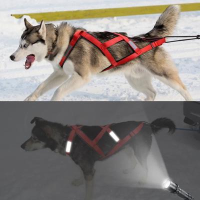 Uplift Picks Waterproof Reflective Dog Sledding Harness Weight Pulling Vest red 85 105 Cm