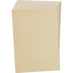 Rico-Design Briefpapier Renew, Cappuccino, A4, Marmorpapier, 120 g/m², 50 Blatt