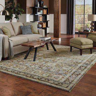 Gracewood Hollow Style Haven Mohawk Faded Classic Border Area Rug