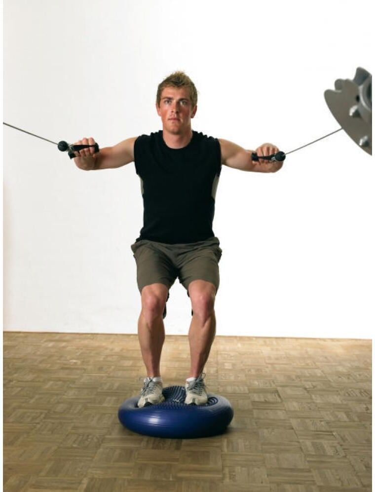 Stabilisations-Therapiegerät TOGU, rot, Balancetrainer, Kunststoff, Stabilisations-Therapiegerät rot Einheitsgröße