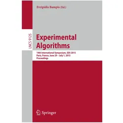 Experimental Algorithms, Fachbücher von Evripidis Bampis