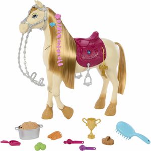 Barbie Spielfigur HXJ42, ab 3 Jahre, Pferd, kann Galoppieren, 20 Geräusche, 32 x 30cm