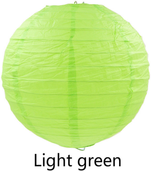 Perfect Picks Market Colorful Chinese Paper Lanterns For Weddings, Christmas, Home, And Party Decorations light Green