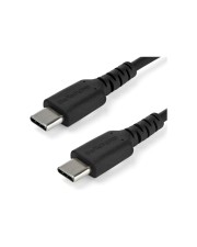 StarTech.com Cable Black USB C 2m 6ft C Durable 2.0 Type C Cord Data & Charging Male to RUSB2CC2MB (RUSB2CC2MB)