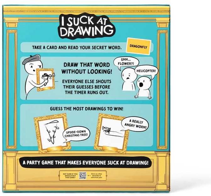 I Suck At Drawing Party Game for Group Play by Exploding Kittens
