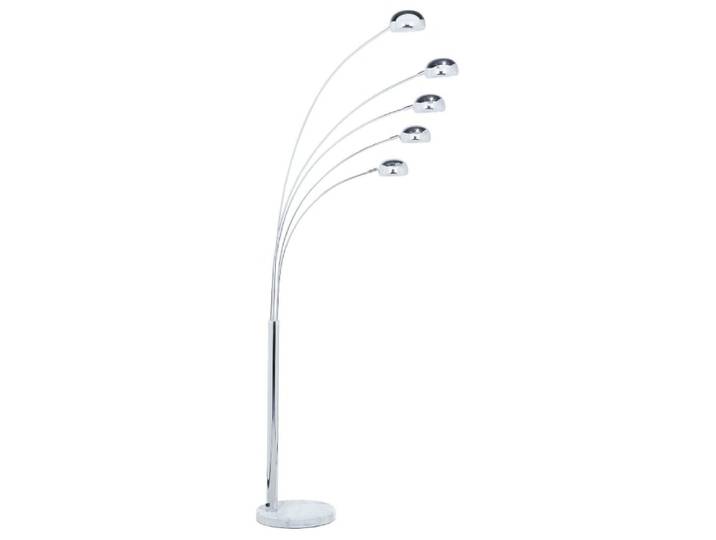 Lampadaire réglable métal argenté