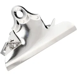 10 Klammer für Klemmbrett 145 mm, Metall, silber