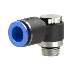 L-Steckverschraubung »Blaue Serie« drehbar, G1/2 a., max.15 Ø12mm (145.012-12)