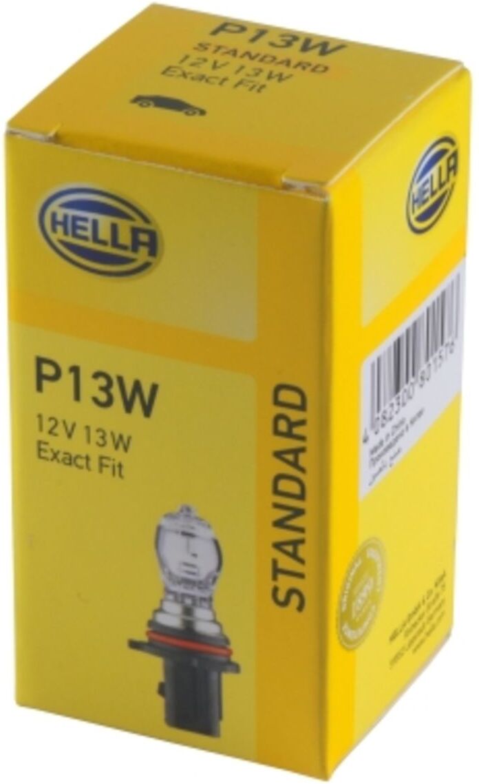 Hella Lampadina Halogen P13W Standard 12V, 13W, 1 pezzo