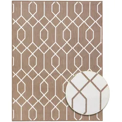 In- & Outdoorteppich REVERSO - Geo River - Braun - 160x220cm