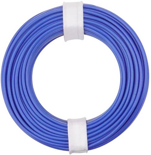 Donau Elektronik 125-012 Litze 1 x 0.25mm² Blau 10m